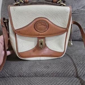 Dooney And Bourke Vintage Letter Carrier Crossbody All Weather Leather